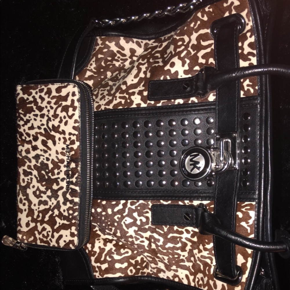Hamilton Cow print Large tote